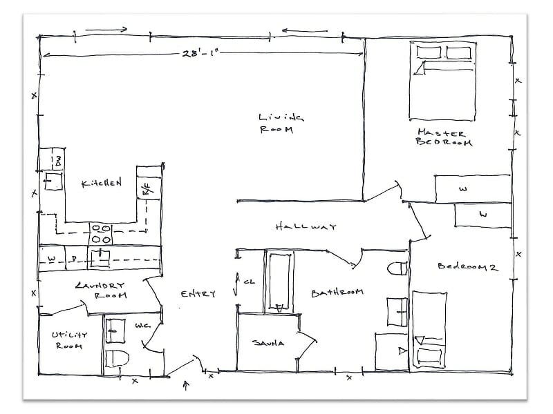 One Point Perspective Drawing Tutorials - How To Draw Space In Perspective  - YouTube