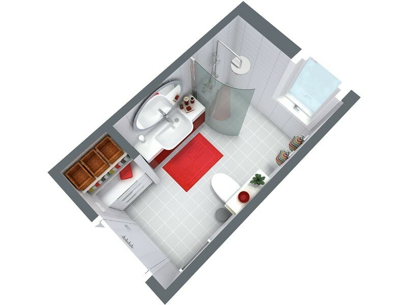 3D Bathroom Floor Plan Flooring Site