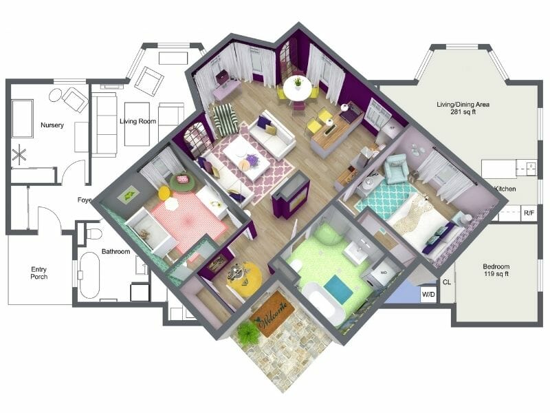 house design sketch