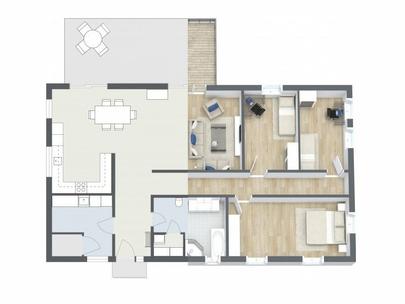 architecture floor plan stairs clipart