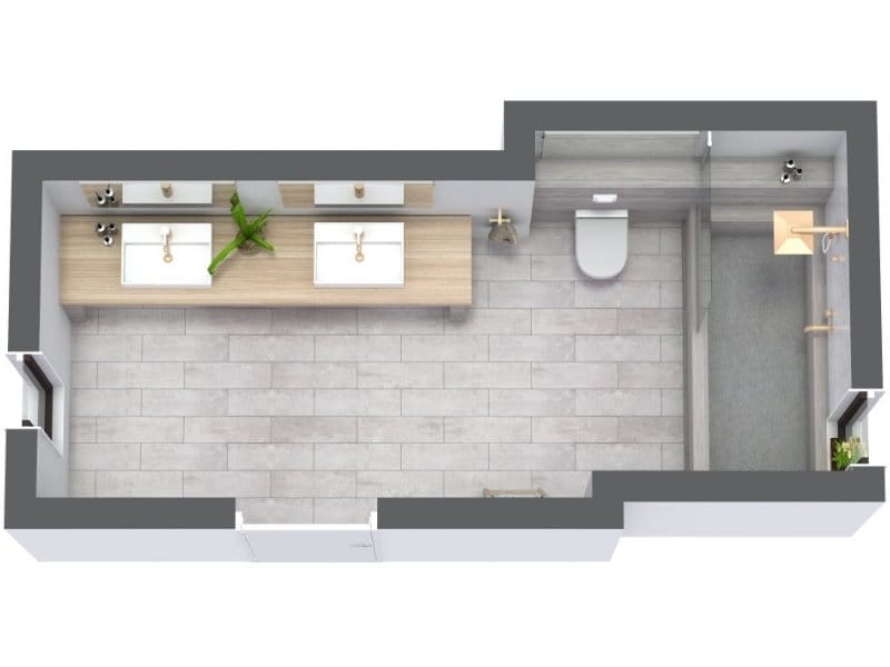 Designing A Narrow Bathroom That Works Designing A Narrow Bathroom That Works