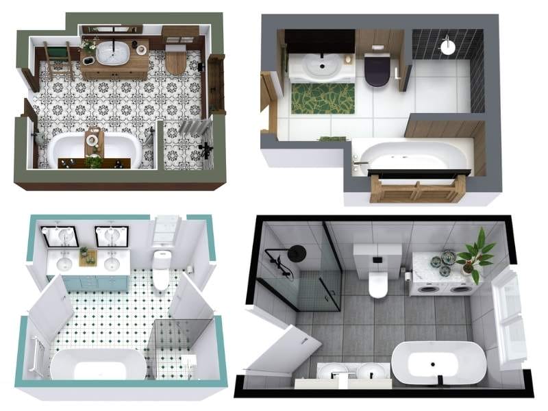 Bathroom Floor Plans Layouts Sizes And Ideas Bathroom Floor Plans Layouts Sizes And Ideas