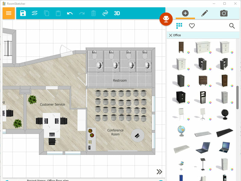 Office Design - RoomSketcher