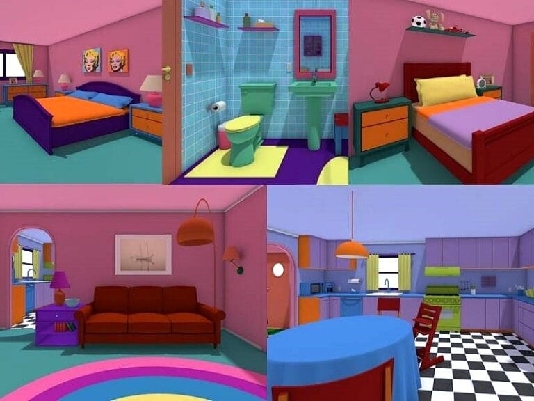 The Simpsons House Floor Plan
