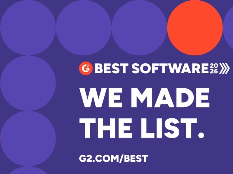 An image promoting the G2 Software Awards. RoomSketcher was listed under best software for real estate.