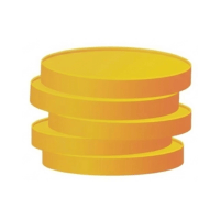 A stack of RoomSketcher credits which replenish each month and are used for generating outputs. More credits can be added at any time.