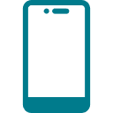 Symbol eines Smartphones.