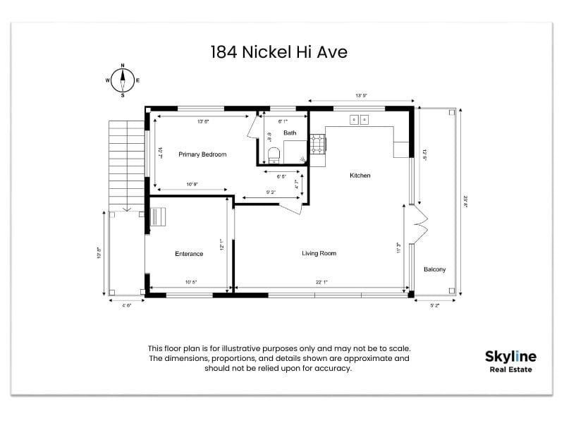 Letterhead with branding and a 2D Floor Plan